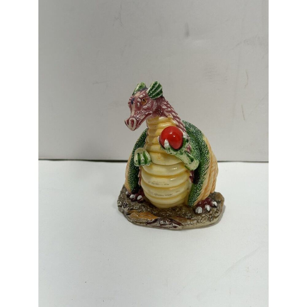 Dragon Figurine Trinket Box Gorgeous Art Mini Sculpture Mystical